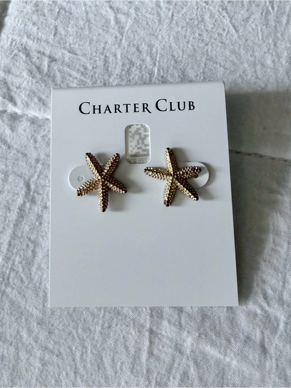 Charter Club Gold Starfish Stud Earrings - Women's Jewelry - Picture 2 of 4